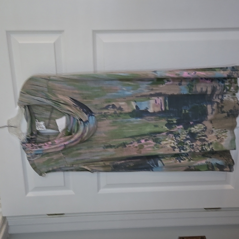 Parsley & Sage Multicolor Cowl Neck Top